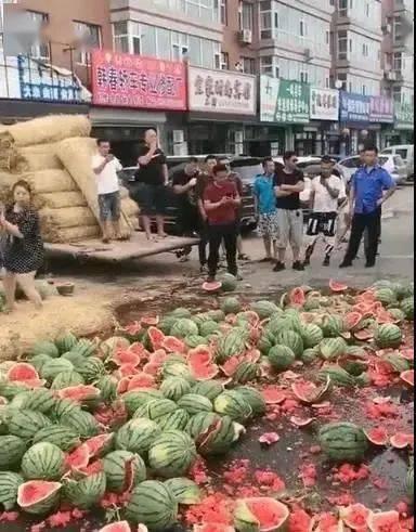 八一广场吃瓜事件,一场网络热议的真相探寻